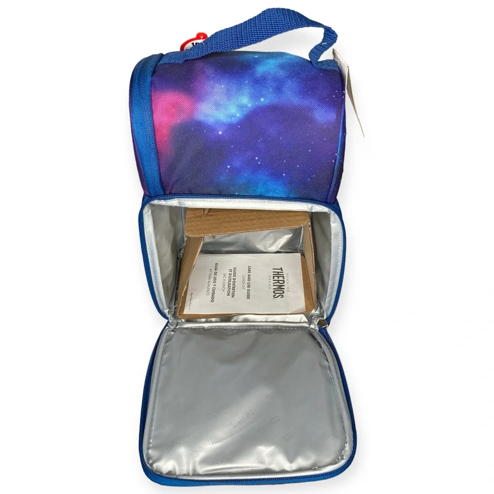 Thermos Lunch Box Summer 2023 Galaxy Purple Kids Lined Dual Space BPA/PVC Free